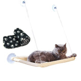 Window mounted cat basking hammock + cat blanket suction cup hanging bed & pet blanket for cat perch