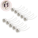 10 x Keramik-GU10-Lampenfassungen mit Kabel für GU10-Halogenlampen, LED-Leuchtmittel, CFL-Lampen, GU10-Lampenfassungen 