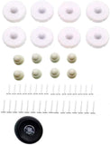 16 x magnetische Bettdeckenklammern + 1 x magnetischer Entferner, um die Bettdecke an Ort und Stelle zu halten