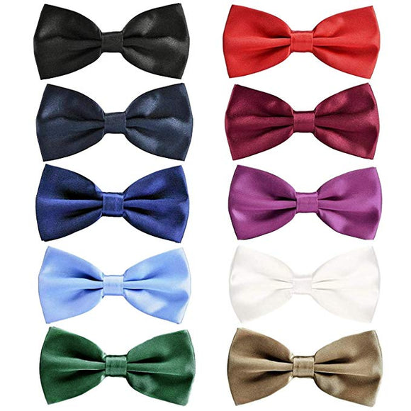 10 x nœuds papillons multicolores pré-noués pour hommes pour les mariages, les fêtes, les occasions formelles ou spéciales