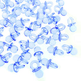 100 x Blue Mini Dummy Pacifier Acrylic Soothers Table Scatter Confetti Party Decoration