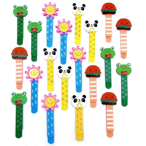 20 Wood Bookmark Page Clip Animal Book Marker Kids Party Favours Children Party Bag Birthday Gift