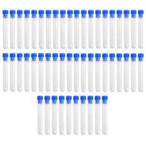 50 x tubes à essai de récipients d'échantillon étanches en plastique avec couvercles, 5 ml 12*75 mm, liquide de stockage
