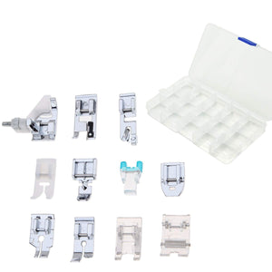 Ensemble d'accessoires domestiques pour Machine à coudre, 11 pièces, remplacement pour Singer Brother Janome Toyota Elna AEG