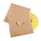 50 x Vintage Kraft Paper Blank Envelope Bag Box case for CD, DVD, Instant snap Shot Photos Favours