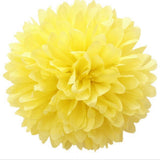 10 x 10 inch 25 cm tissue pompoms decorations accessories paper flower balls for wedding