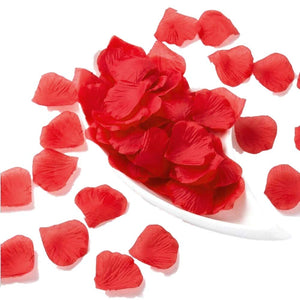 1000x Red artificial silk rose petals for arts crafts wedding confetti decoration hen party