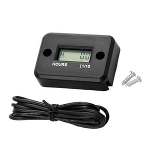 Wasserdichtes LCD-Display, digitaler Stundenzähler, Timer für Quad, Motorrad, Schneemobil, Motocross