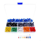Set mit 800 Aderendhülsen, Crimpverbindern, isolierten Kabelstift-Endklemmen, 0,5 mm² ~ 6 mm² Sortiment