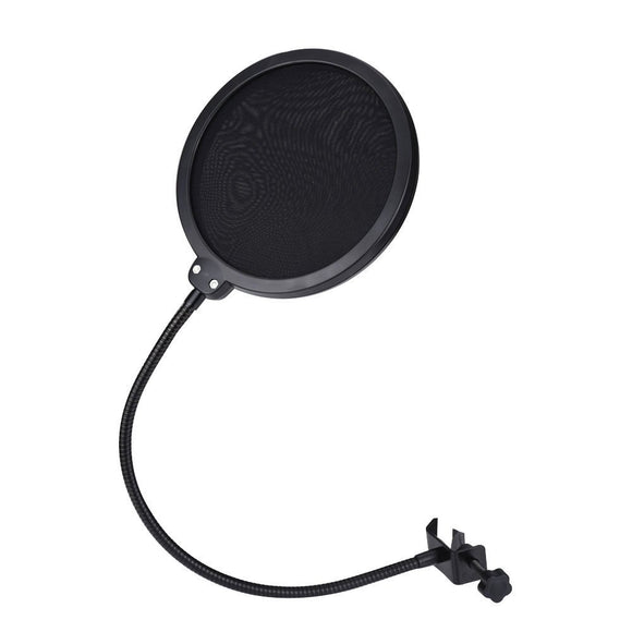 High quality microphone pop filter shield screen 360 swivel
