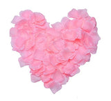 1000pcs Pink artificial silk rose petals for arts crafts wedding confetti decoration valentine's day