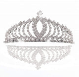 Braut Hochzeit Prinzessin Abschlussball Kristall Tiara Krone Strass für Kinder und Erwachsene, Stirnband Tiara