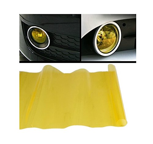 Wall-8 Auto-Tönungsfolie – Gelbe Nebelfolie, 30x100 Cm, Vinyl Für Auto-Styling