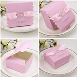 50" It's A Girl" Pink Baby Girl Baby Shower Favour Boxes Paper Sweets Box Macaron Chocolate Cookie