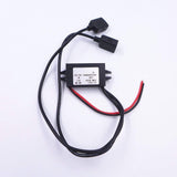 DC 12V to 5V 3A Car Voltage Converter w/ Dual USB Adapter Connectors for phone charging audio radio