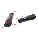 2 Pairs black anti slip soft rubber mountain bike handlebar grips