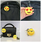 38 pcs mini plush toy, 5cm/2 inch emoji keychain for kids party bag fillers supplie s decorations