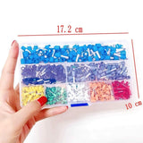 Set mit 800 Aderendhülsen, Crimpverbindern, isolierten Kabelstift-Endklemmen, 0,5 mm² ~ 6 mm² Sortiment