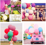 6 x diameter 36" 90cm colourful latex giant jumbo big balloon for wedding birthday party baby shower