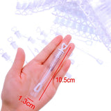 60 x White Wedding Wand Heart Tube Bubble Party Favour Table Decorations for Wedding Birthday