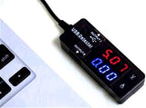 1 x Dual USB Digital Voltage Current Multimeter Power Meter Tester for phones, tablet PCs, iPad