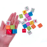 24 Novelty little rubber toy dice pencil eraser set for children party favours kids birthday gift