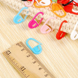 150 Multicolor locking stitch markers plastic markers crochet clips with transparent compartment box