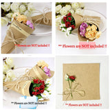 50 x DIY Kraft Paper placeholder Invitation Card Favour for Wedding Birthday Party Holy Communion
