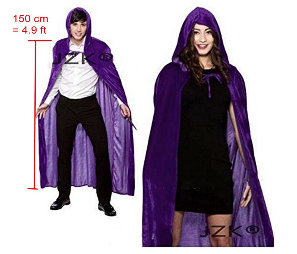 Long velvet cape with hood hotsell