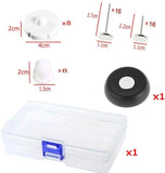 16 x magnetische Bettdeckenklammern + 1 x magnetischer Entferner, um die Bettdecke an Ort und Stelle zu halten