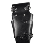 Hairdressing Scissors Holder Holster Pouch Scissors Case Bag with Belt Hairdresser Tool Bag (Black)