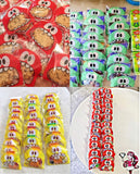 400x Monster sacs à biscuits autocollants sacs à bonbons sacs à bonbons sacs de friandises de fête pour bonbons collations