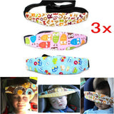 3 Soft safety baby car seat head support strap toddler holder belt fastening band stop kids necks