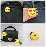 45x Mini plush Emoji keychain 5cm/2 inch Novelty Emoji for kids & adult birthday party bag fillers