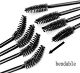 120 x brosses à cils jetables brosse à mascara baguettes à sourcils applicateur de maquillage pour le maquillage