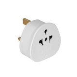 3pcs UK Visitor Mains Adaptor - European Europe/EU/China To 3 Pin UK