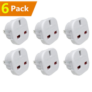 6pcs UK to US Travel Adaptor suitable for USA, Canada, Mexico, Thailand