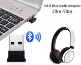 2 Stück Bluetooth 4.0 USB Dongle Adapter, Bluetooth Sender Empfänger unterstützt Windows 10, 8, 7 