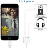Kopfhöreranschluss-Adapter-Dongle für iPhone Xs/Xs Max/XR/ 8/8 Plus/X (10) / 7/7 Plus auf 3,5-mm-Klinken-Konverter 