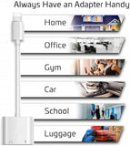 Headphone Jack Adapter Dongle for iPhone Xs/Xs Max/XR/ 8/8 Plus/X (10) / 7/7 Plus to 3.5mm Jack Converter