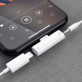 Headphone Adapter for iPhone 7 to 3.5mm Earphone Jack AUX Audio &Charge Adaptor for iPhone 8/8Plus/7/7Plus/X/XR/XS/XS max
