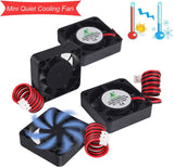 4pcs 3D Printer DVR Fan 12V 80mA DC Mini Cooling Fan 40X40X10mm