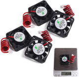 4 Stück 3D-Drucker DVR-Lüfter 12 V 80 mA DC Mini-Lüfter 40 x 40 x 10 mm 