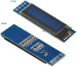 2pcs I2C OLED Display Module 0.91 Inch I2C SSD1306 OLED Display Module for Arduino