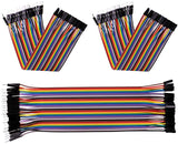 40pin Male to Male, 40pin Female to Female Breadboard Jumper Wires Ribbon Cables Kit for arduino