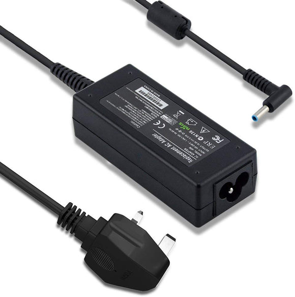 AC Adapter/Power Supply/Charger for HP Output:19.5V 2.31A 45W Power Cord Connector Size: 4.5mm X 3mm