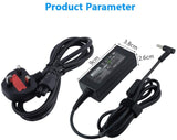 AC Adapter/Power Supply/Charger for HP Output:19.5V 2.31A 45W Power Cord Connector Size: 4.5mm X 3mm