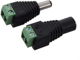 10 pairs 5.5mm x 2.1mm 12V DC Power Male & Female Jack Connector Plug Adapter