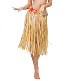 5 in 1 Hawaiian party fancy dress costume set hula skirt flower headband bracelet garland necklace
