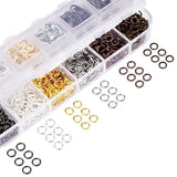140 pcs Jewelry Lobster Claw Clasps+990 pcs Open Jump Rings Jewelry Accessories kit  Making Handmade